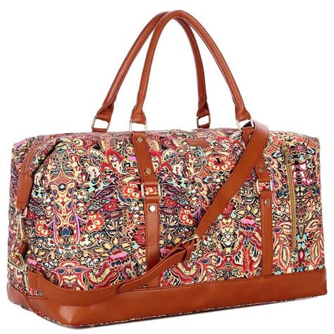 BAOSHA Oversized Travel Duffel Bag Carry on Weekender Overnight Bag for ...