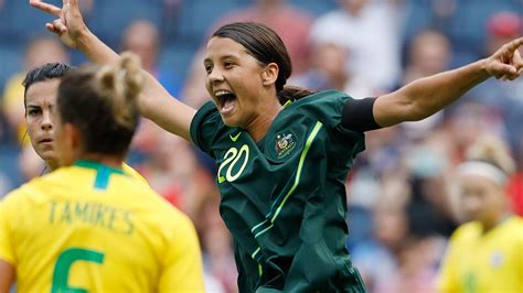Aussie footballer sam kerr on living out her sports dream. Sam Kerr and Matildas stun Brazil in dominant Tournament ...