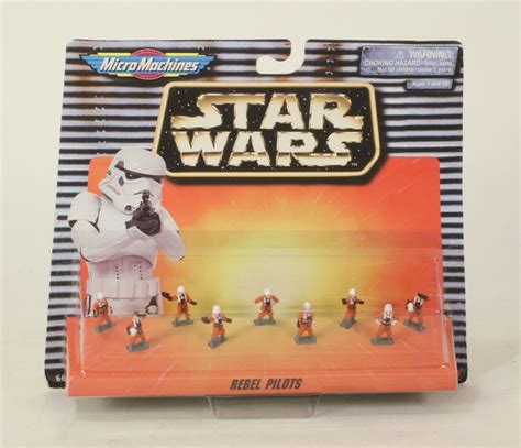 Star Wars Micro Machines Rebel Pilots Moc Galoob 1997 Ebay