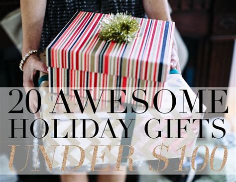 Find gifts under 100 dollars for him, her, and kids, whether it's for family or friends this christmas. 20 Awesome Holiday Gifts Under $100 | Glitter Guide
