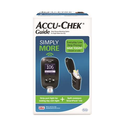 Accu Chek Guide Blood Glucose Monitoring System Diabetic Test Kits
