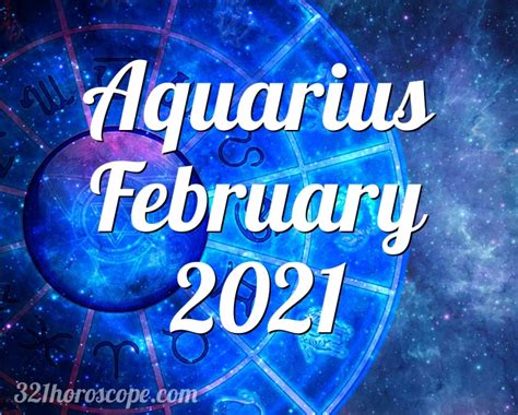 You're spending the month sorting through your debts, cancer. Horoscope Aquarius February 2021