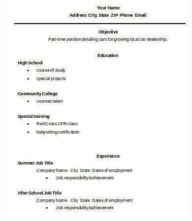 How to address a cover letter. 10+ High School Graduate Resume Templates - PDF, DOC ...