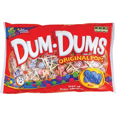 Dum Dums Lollipops Variety Flavor Mix 300 Count Bag Buy Online In