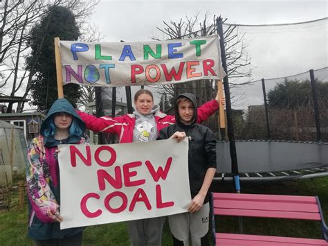 Teen Climate Activists Deliver Petition To Government Over Cumbria Coal