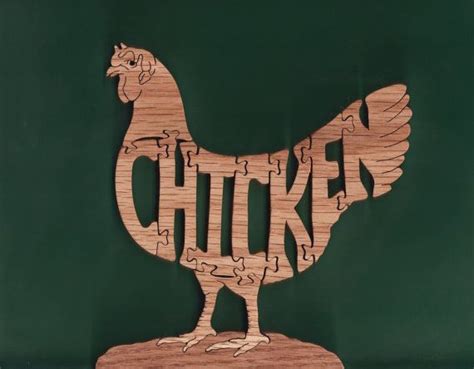 Chicken Puzzle Scroll Saw Patterns Scroll Saw Chickens And Roosters