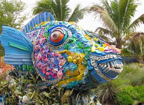 These Marine Life Sculptures Originally Washed Ashore As