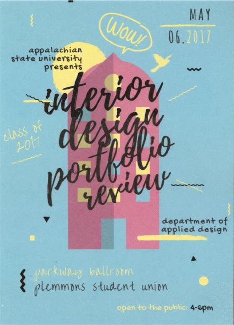 Interior Design Seniors Prepare For The Future With Portfolio Review