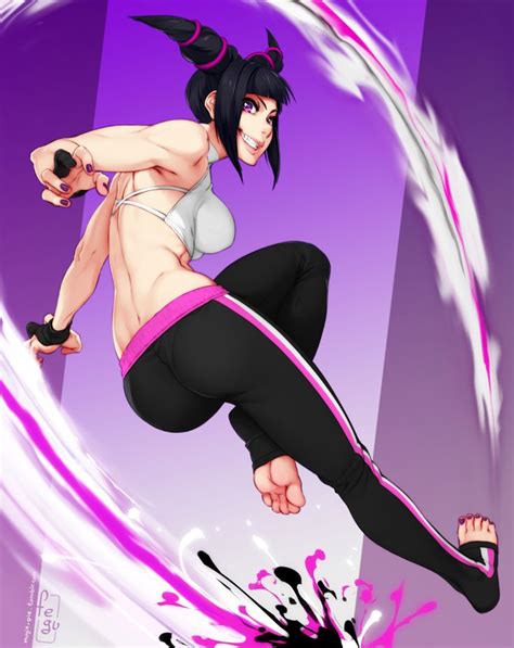 A Little Fanart Of Juri From Street Fighter Series I Wanted To Mix Her Classic Hairstyle