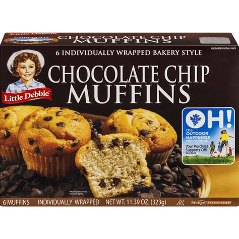 Little Debbie Chocolate Chip Muffins 6 Ct Doughnuts Pies And Snack