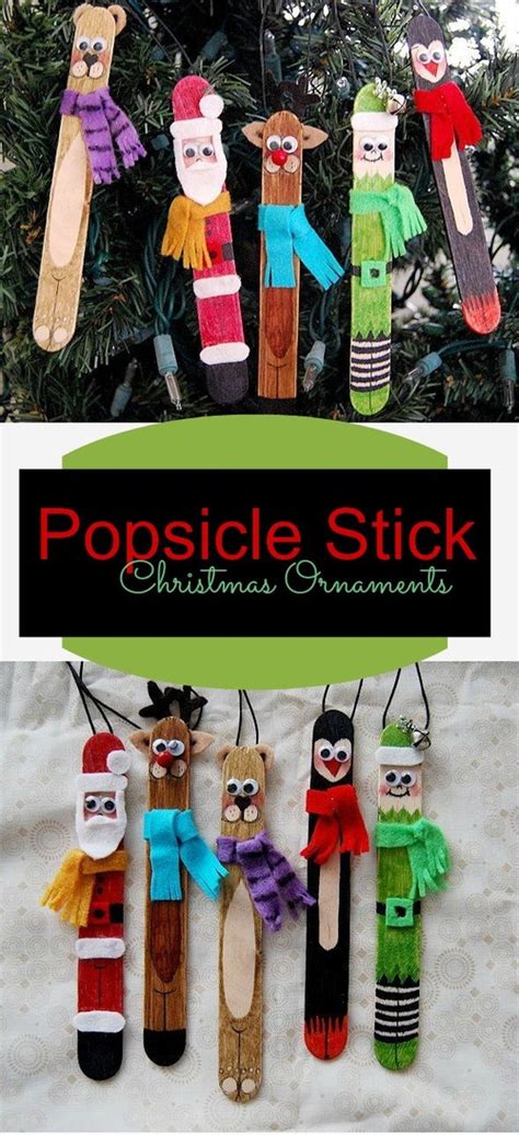 12 Christmas Popsicle Crafts For Kids