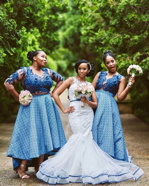 South African Traditional Wedding And Seshweshwe With A Modern Twist African Traditional Wedding