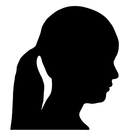 Side Profile Silhouette At Getdrawings Free Download
