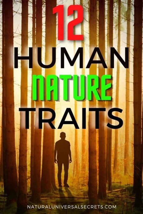 Whats Human Nature 12 Characteristics With Examples Natural