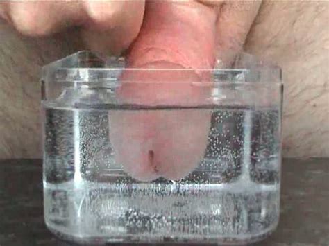 Cumming In The Cup Full Of Water Looks Fascinating Video