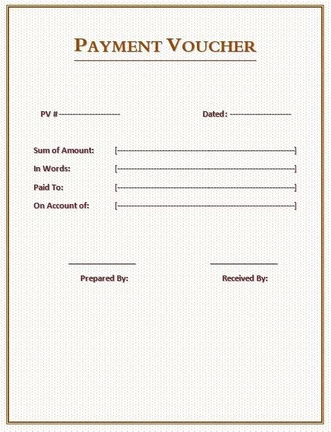 Repipt voucher.xls / 20+ sample payment … 19+ Payment Voucher Templates | Voucher template free, Free printable certificate templates, How ...