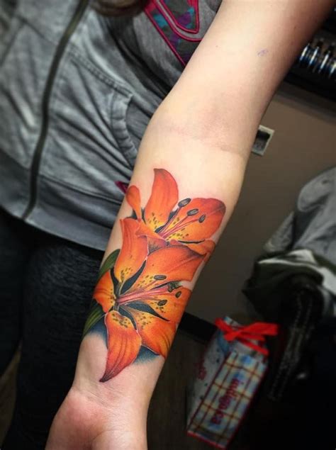 117 Of The Very Best Flower Tattoos Tiger Lily Tattoos Lily Tattoo