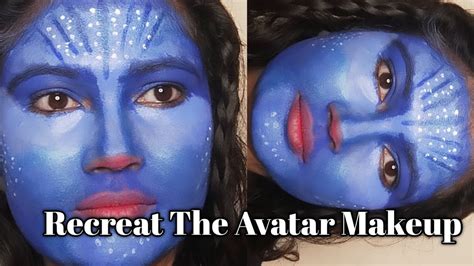 Recreat The Avatar Makeup Look Ll Avater Makeup Look Youtube