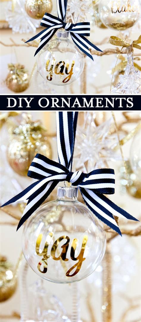 Diy Personalized Ornaments For Christmas Pizzazzerie