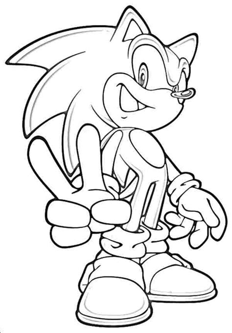 Sonic The Hedgehog Colouring Clip Art Library