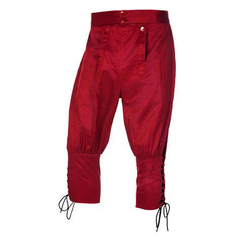 Knickerbockers With Lacing Burgundy