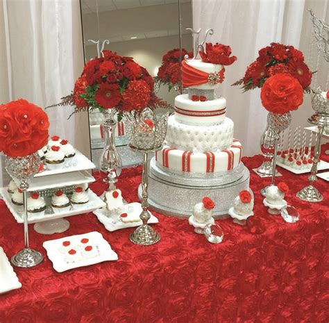 Red Quinceañera Themes Inspiration Mi Padrino Red Quinceanera Ideas