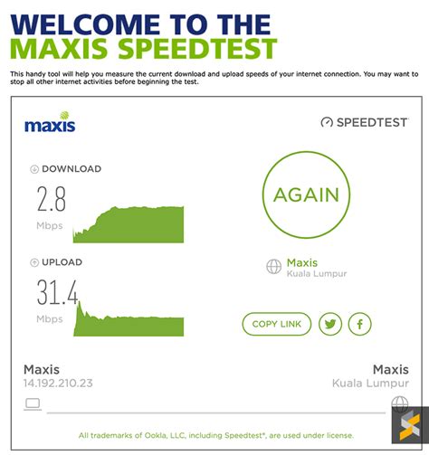Maxis offers their 100mbps package that provides 100mbps downlink and 50mbps uplink for their the mcmc personnel asked the maxis technician to check on my internet profiling and turned out. Maxis Fibre Broadband customers are experiencing slow ...