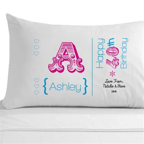Choosing a very special concepts has. Womens Personalised 60th birthday pillowcase, Unique 60th ...