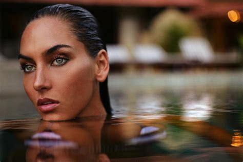 greek girl and model gina athanasiou gina athans swimming into green water a photo on flickriver