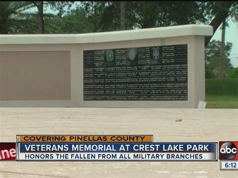 Veterans Memorial Opens In Clearwater