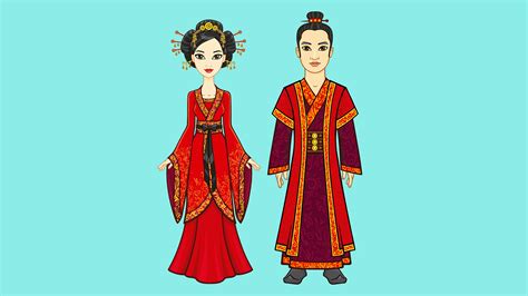 Dibujo Del Hanfu Una Vestimenta Tradicional China