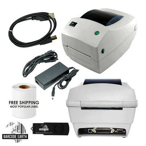 Zebra Tlp 2844 Tlp2844 Label Thermal Printer With Power Supply And Usb