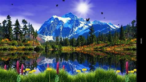 49 Mountain Lake Desktop Wallpapers Wallpapersafari