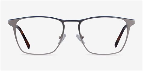 Jacob Rectangle Gunmetal And Tortoise Glasses For Men Eyebuydirect Canada