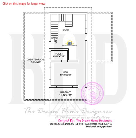 1250 Sq Feet House Elevation And Plan Kerala Home Design And Floor