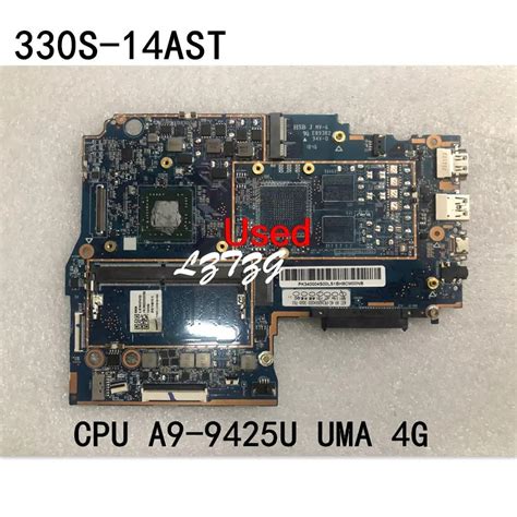 Used For Lenovo Ideapad 330s 14ast Laptop Motherboard Cpu A9 9425u Uma