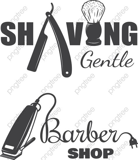 Transparent Creative Barber Shop Logo Png Format Image With Size 1638