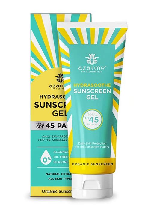 Azarine Hydrasoothe Sunscreen Gel Spf45 Ingredients Explained