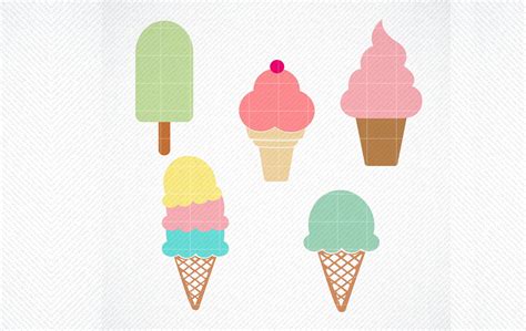 Ice Cream Cone Ice Cream Cut File Afbeelding Door Svg Den · Creative