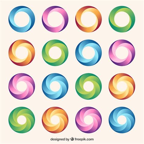 Free Vector Colored Circles
