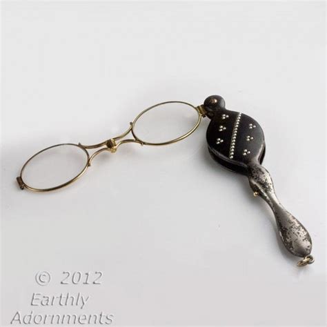 Antique Edwardian Lorgnette Opera Glasses Pdvc456 Gem