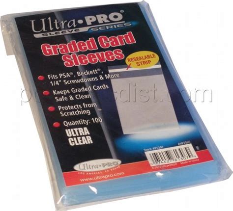 Ultra Pro Graded Card Sleeves Pack Potomac Distribution