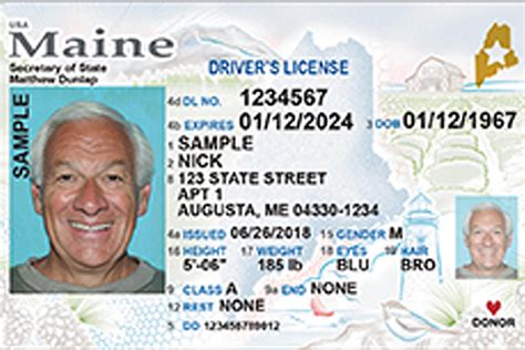 New Design For Maine Drivers License Id Cards Unveiled