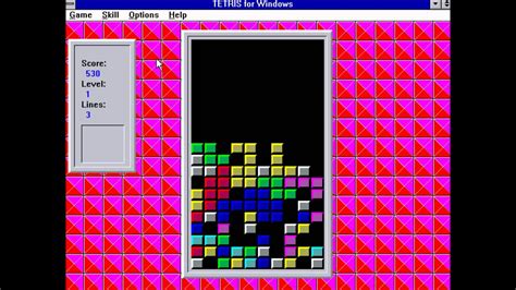 Tetris On Windows 31 Youtube