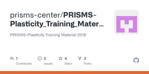 Github Prisms Centerprisms Plasticitytrainingmaterials Prisms