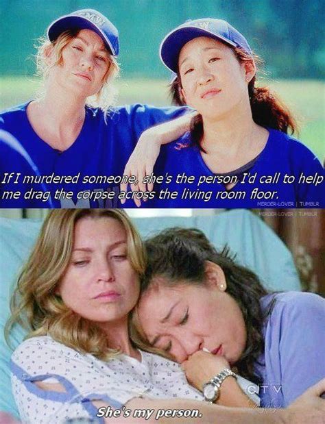 Meredith And Cristina Tv Quotes Movie Quotes Cristina Yang Quotes Meredith And Christina