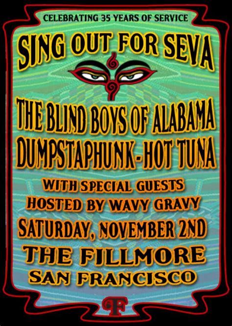 Sing Out for Seva @ Fillmore: Benefit Concert Supports ...