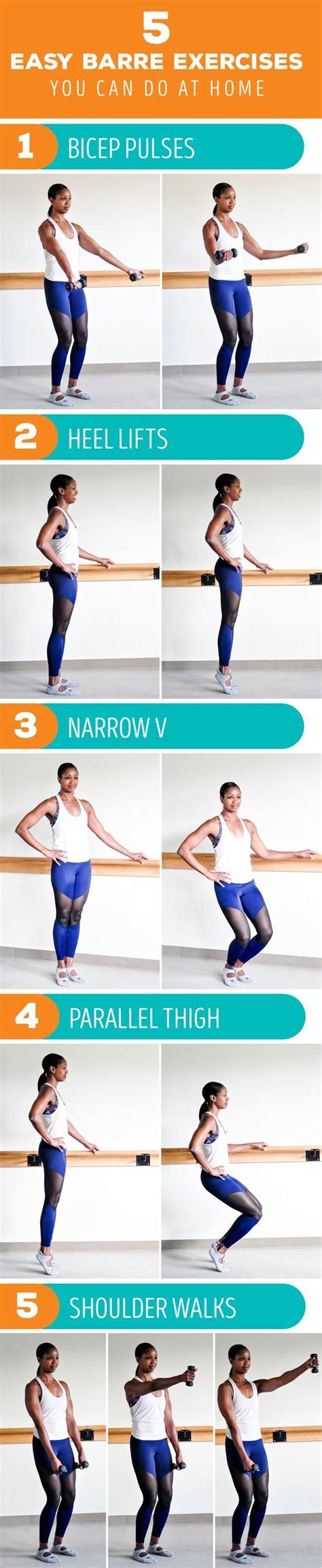 5 Easy Moves To Tone Your Entire Body Barre Workout Dance Workout