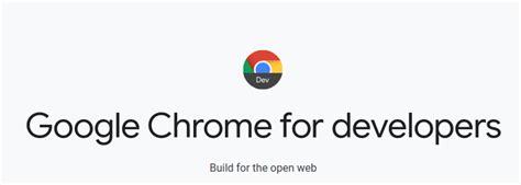Chrome Dev Dev Quick Chrome