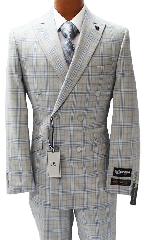 Big And Tall Suits And Sport Coats Stacy Adams Mens Single Breasted Plaid
